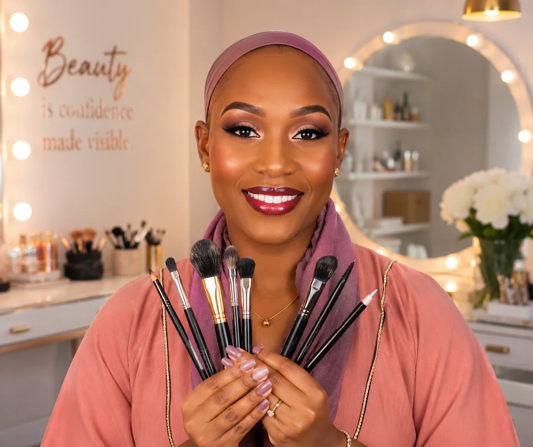 Miracle — Nakabira Nasifah, founder of Miracle Beauty World, in her studio