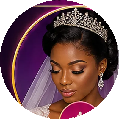 Bridal hair and make-up by Miracle Beauty World, Gulu